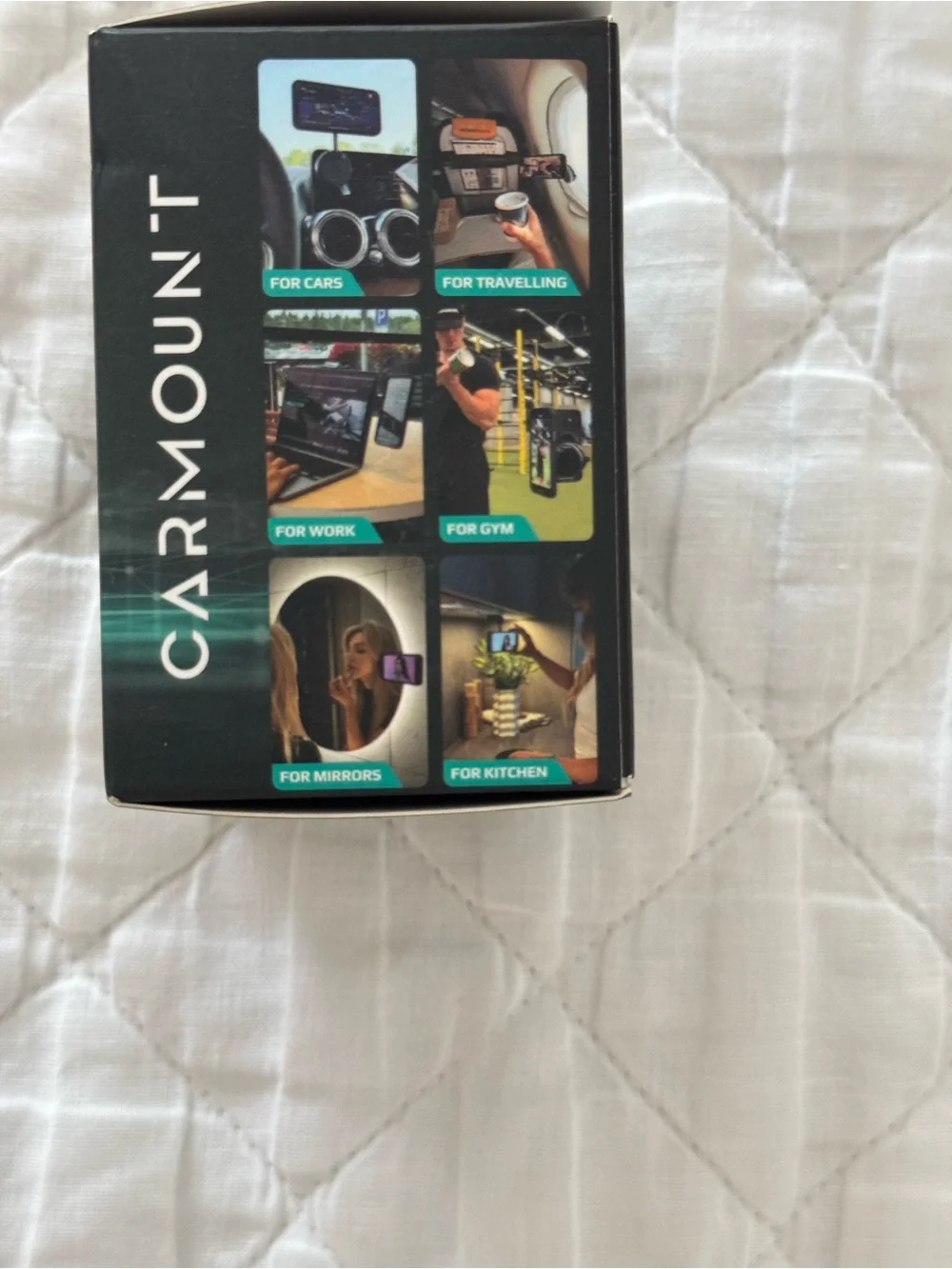 Clutch-X Black Phone Mount - 360° Rotating Car Mount